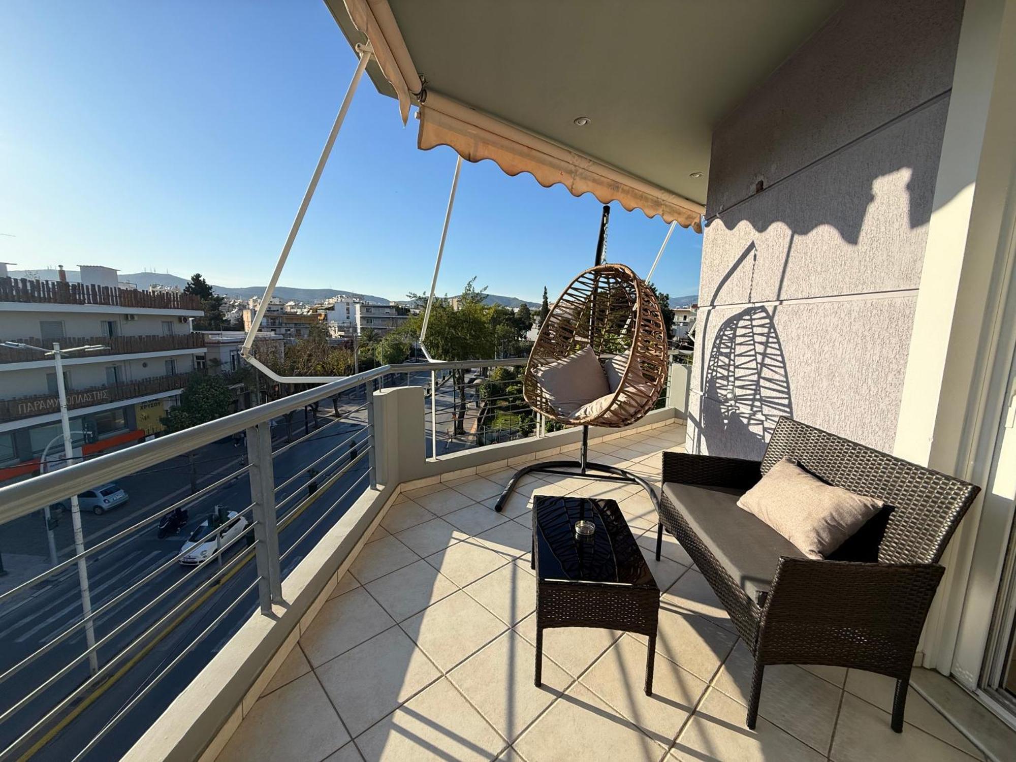 Sunny Home Private Jacuzzi Hydromassage Acropolis & Lycabettus Far View Parking 300M Metro Peristeri Athén Kültér fotó